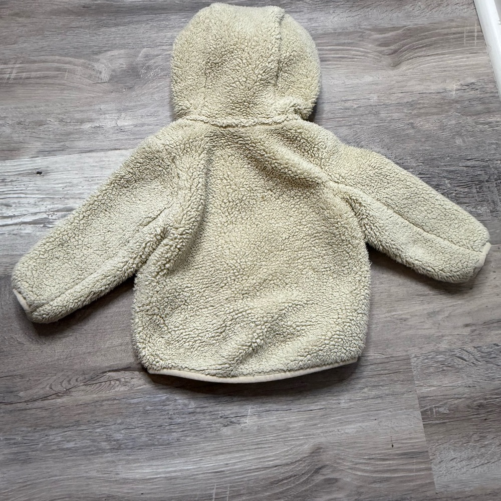 The North Face Beige Fleece Infant Hoodie - Picture 3 of 7